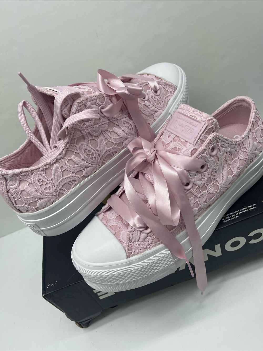 Converse A15006C CTAS LIFT OX
SUMMIT PINK/SUMMIT PINK/WHITE Platform Sneakers - Picture 10 of 16
